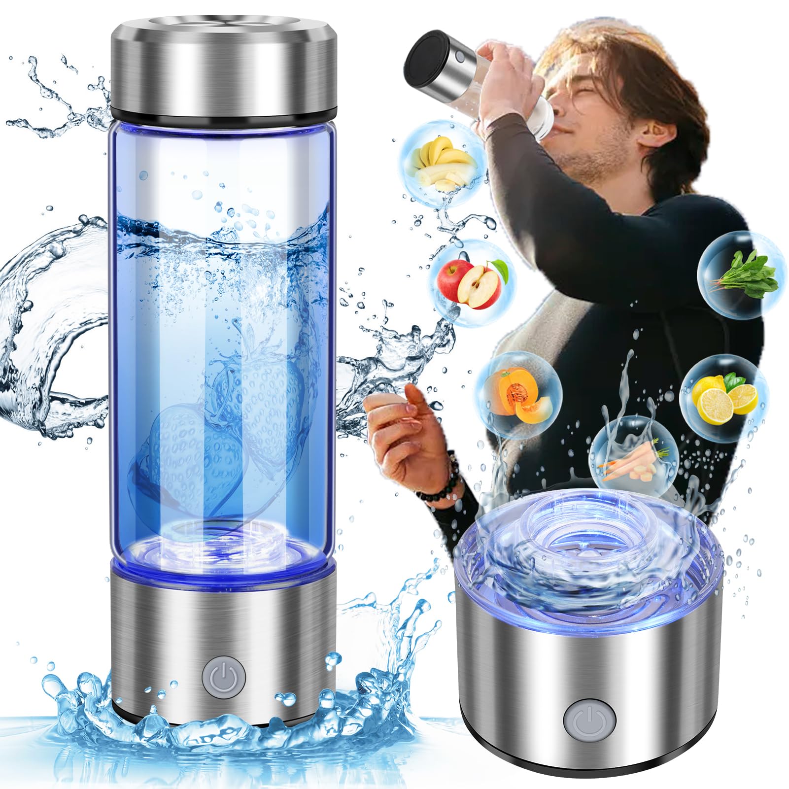LAYJU Portable Hydrogen Water Generator Bottle